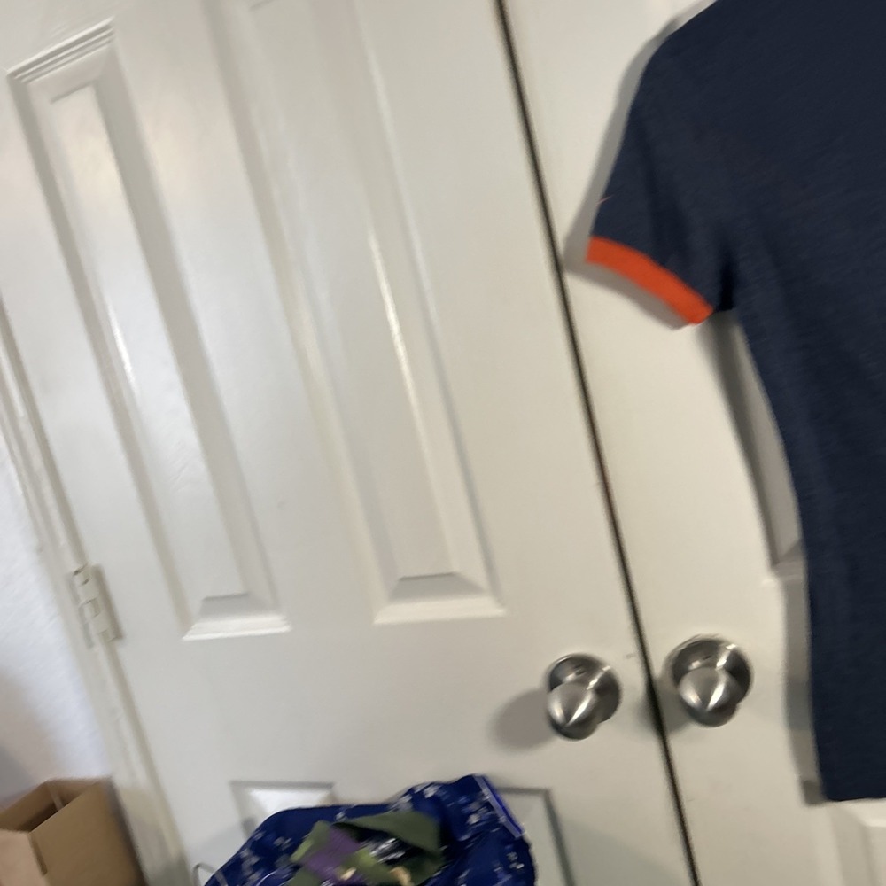 Nike Slim Fit Detroit Tigers Women's T Shirt Size Small Blue Orange - Picture 4 of 4